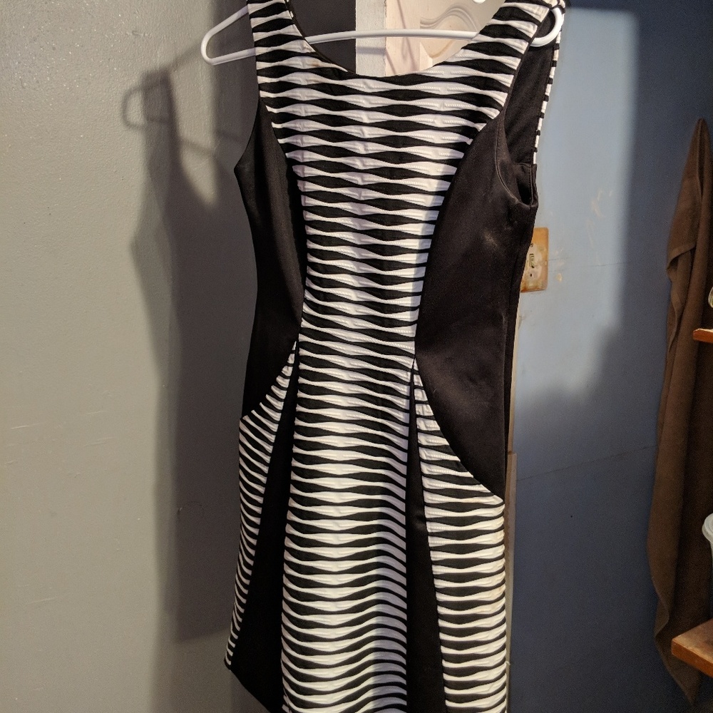 Black and White Dress